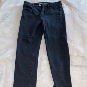 American Eagle black skinny jeans